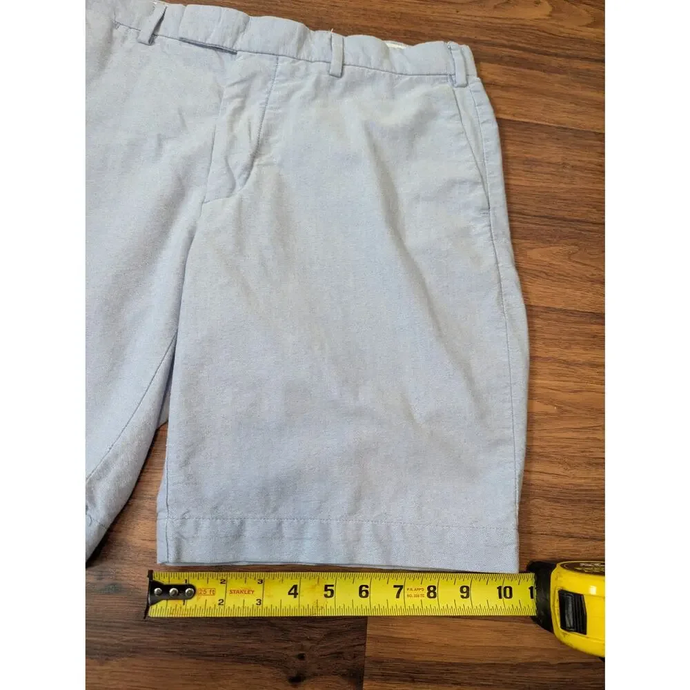Polo Ralph Lauren Cotton Chino Shorts Size 34 Blue Preppy Minimalist Casual